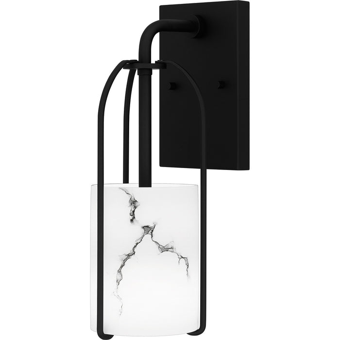 Myhouse Lighting Quoizel - FRB8704MBK - One Light Wall Sconce - Fairbanks - Matte Black