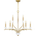 Myhouse Lighting Quoizel - FRI5032AB - Nine Light Chandelier - Frida - Aged Brass