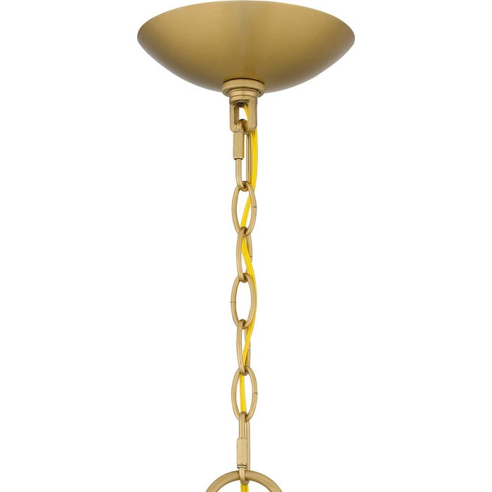 Myhouse Lighting Quoizel - FRI5032AB - Nine Light Chandelier - Frida - Aged Brass