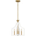 Myhouse Lighting Quoizel - DSL1814W - Four Light Pendant - Dusty Lane - Matte White