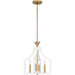 Myhouse Lighting Quoizel - DSL1814W - Four Light Pendant - Dusty Lane - Matte White