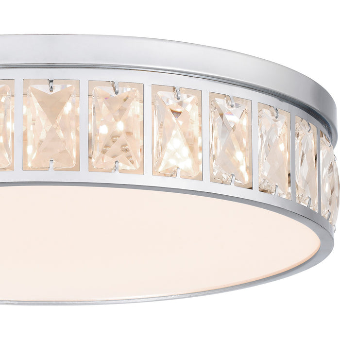 Myhouse Lighting Quoizel - GIB1615C - LED Flush Mount - Gibson - Polished Chrome