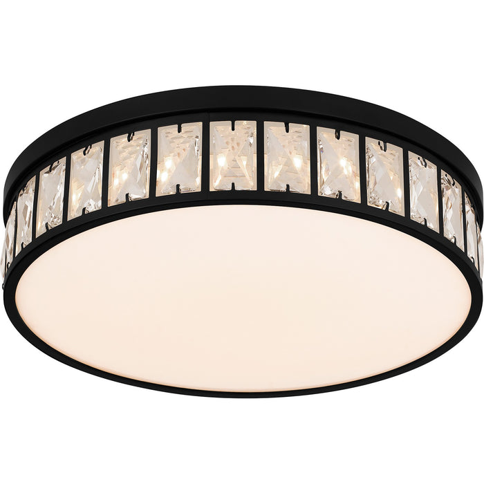 Myhouse Lighting Quoizel - GIB1615MBK - LED Flush Mount - Gibson - Matte Black