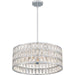 Myhouse Lighting Quoizel - GIB2820C - Four Light Pendant - Gibson - Polished Chrome