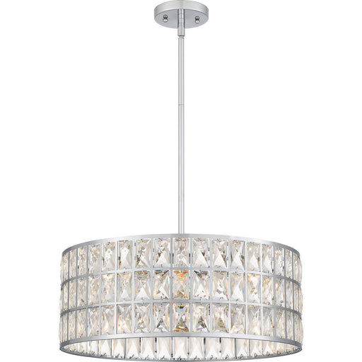 Myhouse Lighting Quoizel - GIB2820C - Four Light Pendant - Gibson - Polished Chrome