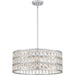 Myhouse Lighting Quoizel - GIB2820C - Four Light Pendant - Gibson - Polished Chrome