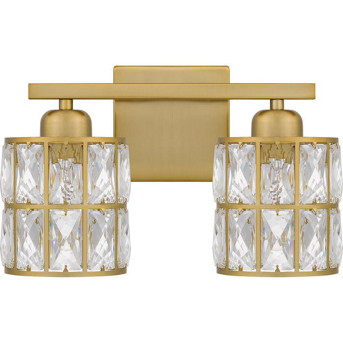 Myhouse Lighting Quoizel - GIB8613AB - Two Light Bath - Gibson - Aged Brass