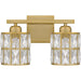 Myhouse Lighting Quoizel - GIB8613AB - Two Light Bath - Gibson - Aged Brass