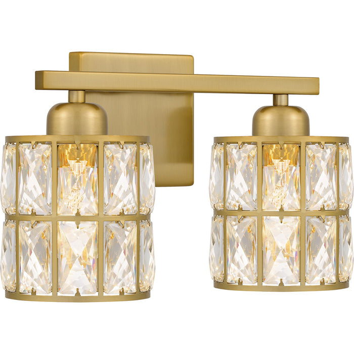 Myhouse Lighting Quoizel - GIB8613AB - Two Light Bath - Gibson - Aged Brass