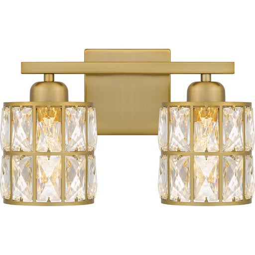 Myhouse Lighting Quoizel - GIB8613AB - Two Light Bath - Gibson - Aged Brass