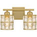 Myhouse Lighting Quoizel - GIB8613AB - Two Light Bath - Gibson - Aged Brass