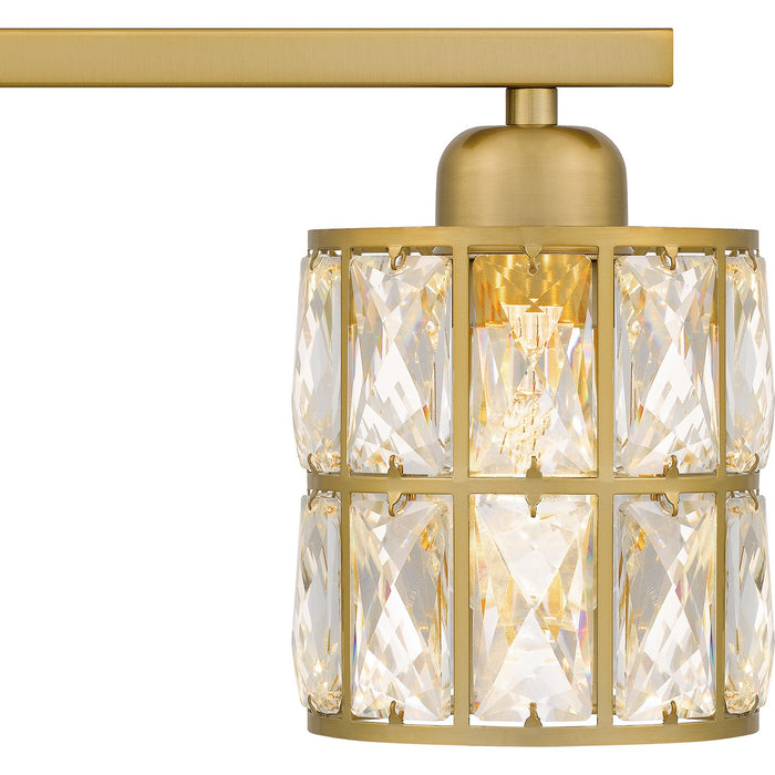 Myhouse Lighting Quoizel - GIB8622AB - Three Light Bath - Gibson - Aged Brass