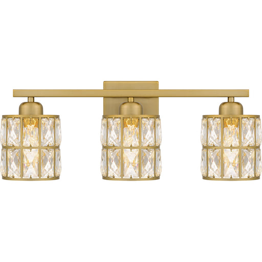 Myhouse Lighting Quoizel - GIB8622AB - Three Light Bath - Gibson - Aged Brass