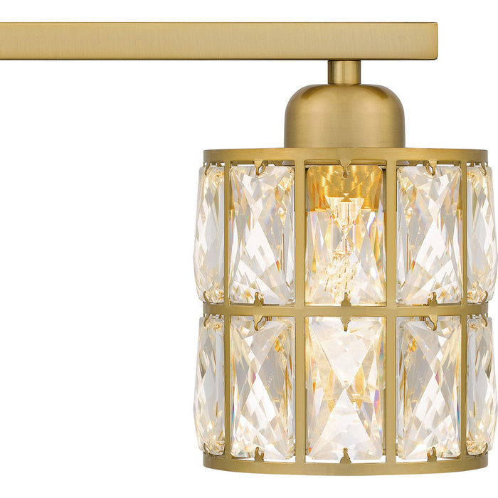 Myhouse Lighting Quoizel - GIB8630AB - Four Light Bath - Gibson - Aged Brass