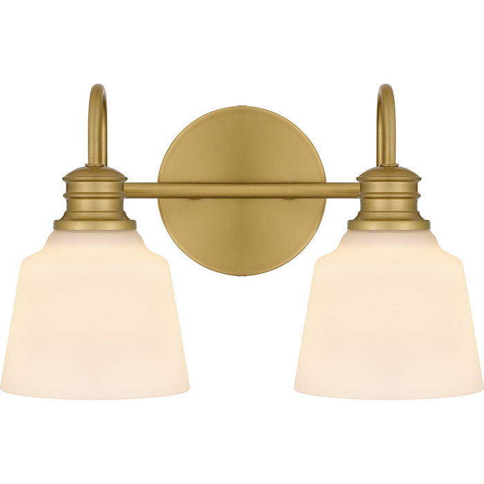 Myhouse Lighting Quoizel - HIN8614AB - Two Light Bath - Hinton - Aged Brass