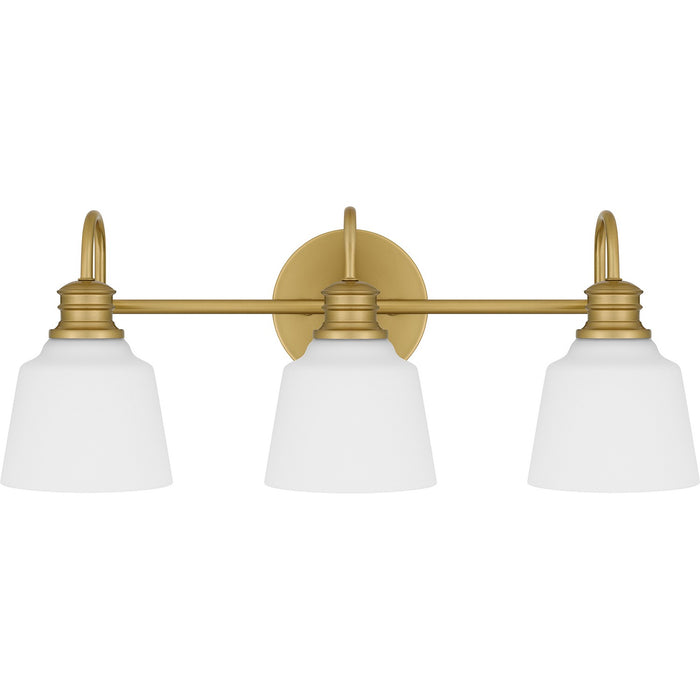 Myhouse Lighting Quoizel - HIN8622AB - Three Light Bath - Hinton - Aged Brass