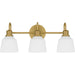 Myhouse Lighting Quoizel - HIN8622AB - Three Light Bath - Hinton - Aged Brass