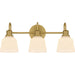 Myhouse Lighting Quoizel - HIN8622AB - Three Light Bath - Hinton - Aged Brass