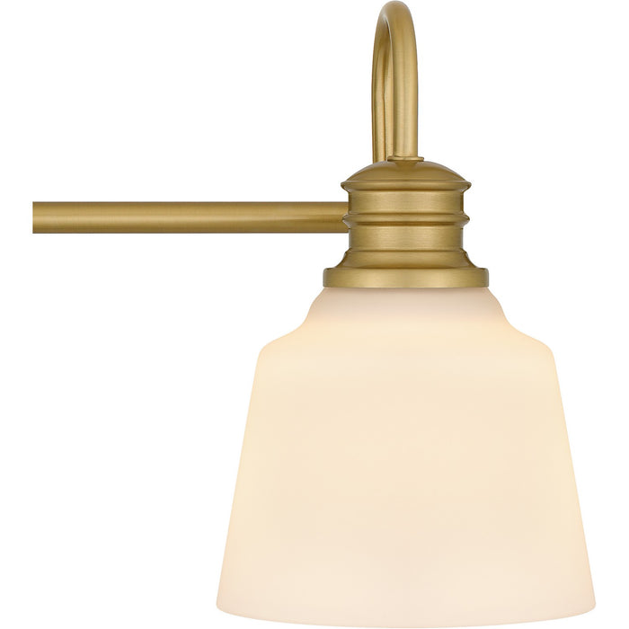 Myhouse Lighting Quoizel - HIN8630AB - Four Light Bath - Hinton - Aged Brass