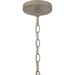 Myhouse Lighting Quoizel - HLE2822DGW - Four Light Pendant - Hallie - Distressed Grey Wood