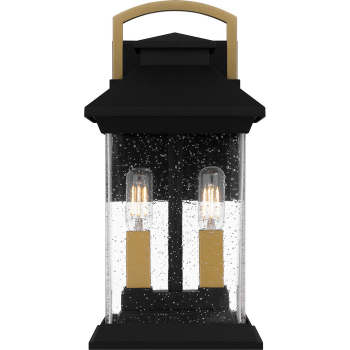 Myhouse Lighting Quoizel - HND8206EK - Two Light Outdoor Wall Mount - Henderson - Earth Black