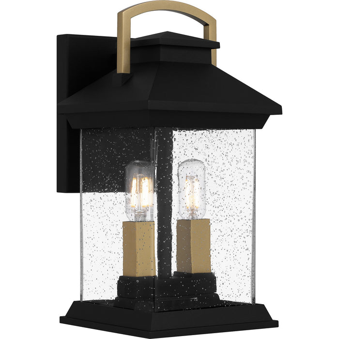 Myhouse Lighting Quoizel - HND8206EK - Two Light Outdoor Wall Mount - Henderson - Earth Black