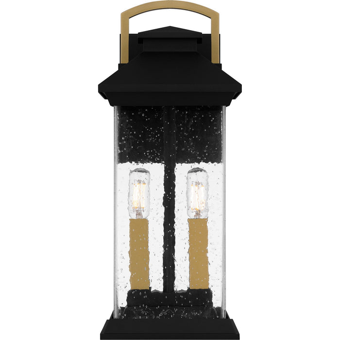 Myhouse Lighting Quoizel - HND8306EK - Two Light Outdoor Wall Mount - Henderson - Earth Black