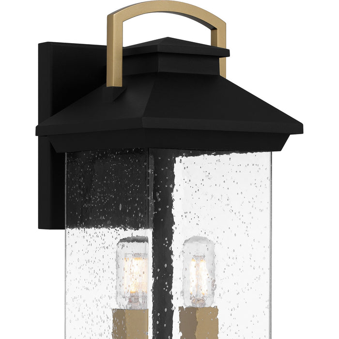 Myhouse Lighting Quoizel - HND8306EK - Two Light Outdoor Wall Mount - Henderson - Earth Black