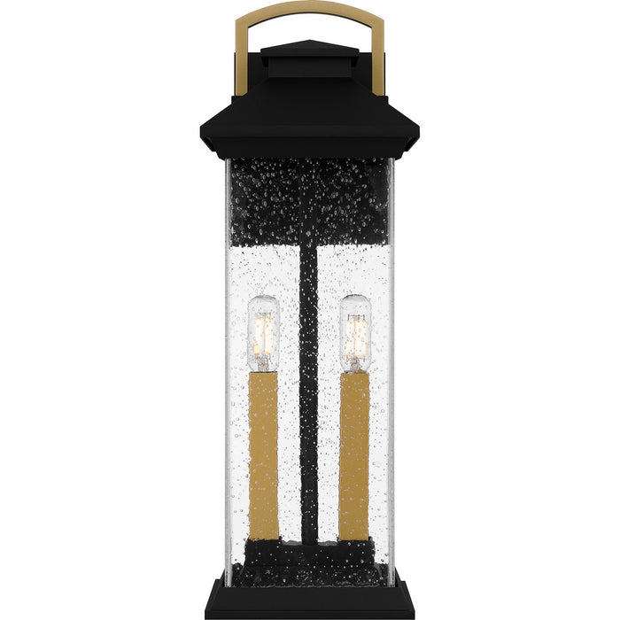 Myhouse Lighting Quoizel - HND8406EK - Two Light Outdoor Wall Mount - Henderson - Earth Black