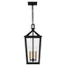 Myhouse Lighting Quoizel - HUL1509MBK - Three Light Pendant - Hull - Matte Black