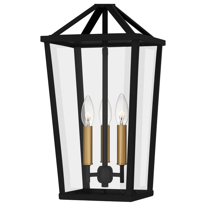 Myhouse Lighting Quoizel - HUL1509MBK - Three Light Pendant - Hull - Matte Black