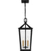 Myhouse Lighting Quoizel - HUL1909MBK - Three Light Outdoor Hanging Lantern - Hull - Matte Black