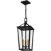 Myhouse Lighting Quoizel - HUL1909MBK - Three Light Outdoor Hanging Lantern - Hull - Matte Black