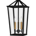 Myhouse Lighting Quoizel - HUL1909MBK - Three Light Outdoor Hanging Lantern - Hull - Matte Black