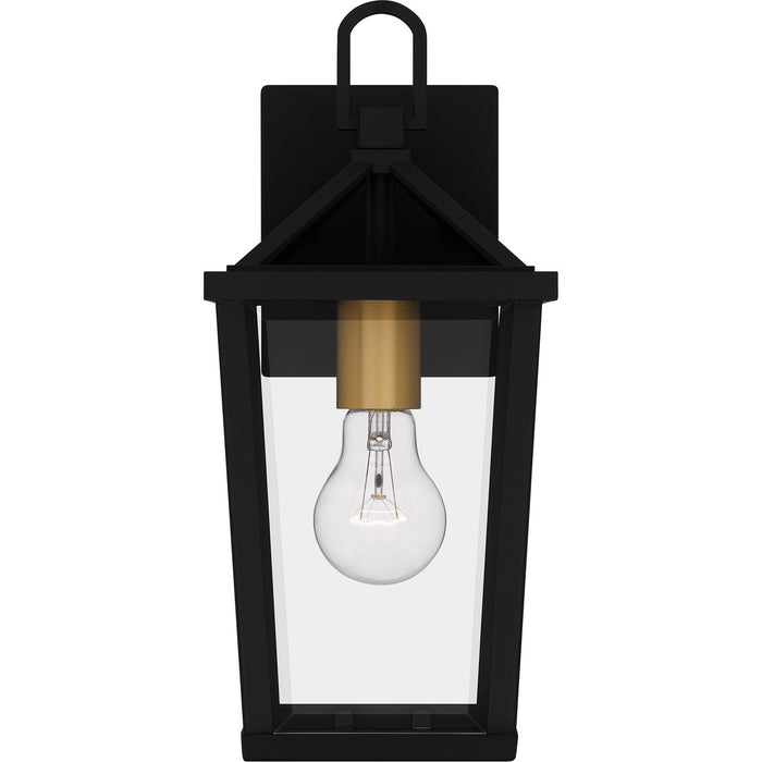 Myhouse Lighting Quoizel - HUL8406MBK - One Light Outdoor Wall Mount - Hull - Matte Black