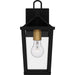 Myhouse Lighting Quoizel - HUL8406MBK - One Light Outdoor Wall Mount - Hull - Matte Black