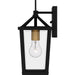 Myhouse Lighting Quoizel - HUL8406MBK - One Light Outdoor Wall Mount - Hull - Matte Black