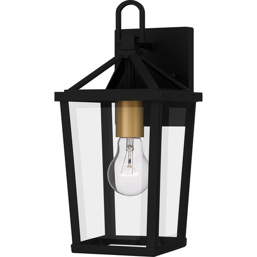 Myhouse Lighting Quoizel - HUL8406MBK - One Light Outdoor Wall Mount - Hull - Matte Black