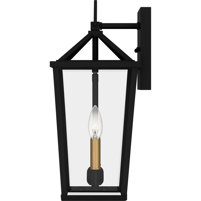 Myhouse Lighting Quoizel - HUL8407MBK - Two Light Outdoor Wall Mount - Hull - Matte Black