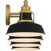 Myhouse Lighting Quoizel - HUX8634AB - Four Light Bath - Huxley - Aged Brass