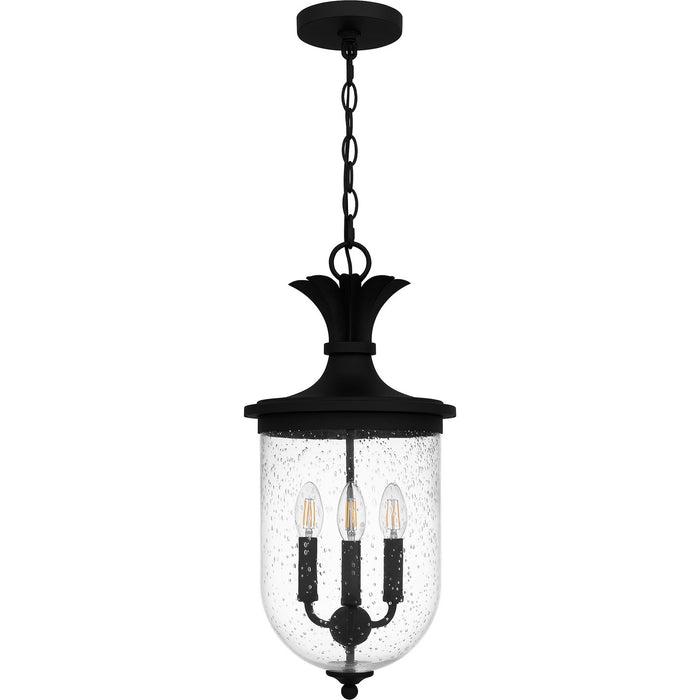 Myhouse Lighting Quoizel - HVN1910EK - Three Light Outdoor Hanging Lantern - Havana - Earth Black