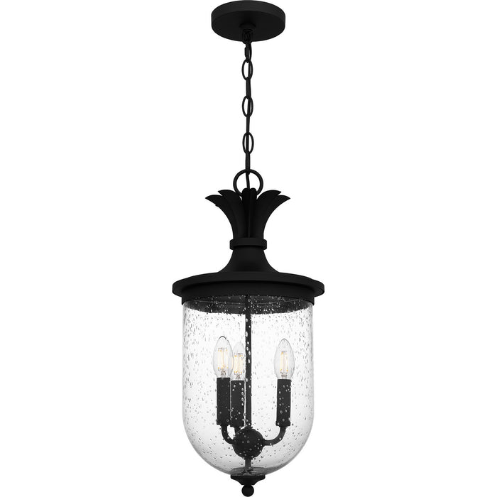 Myhouse Lighting Quoizel - HVN1910EK - Three Light Outdoor Hanging Lantern - Havana - Earth Black