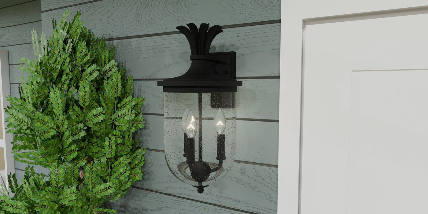 Myhouse Lighting Quoizel - HVN8410EK - Three Light Outdoor Wall Mount - Havana - Earth Black