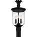 Myhouse Lighting Quoizel - HVN9010EK - Three Light Outdoor Post Mount - Havana - Earth Black