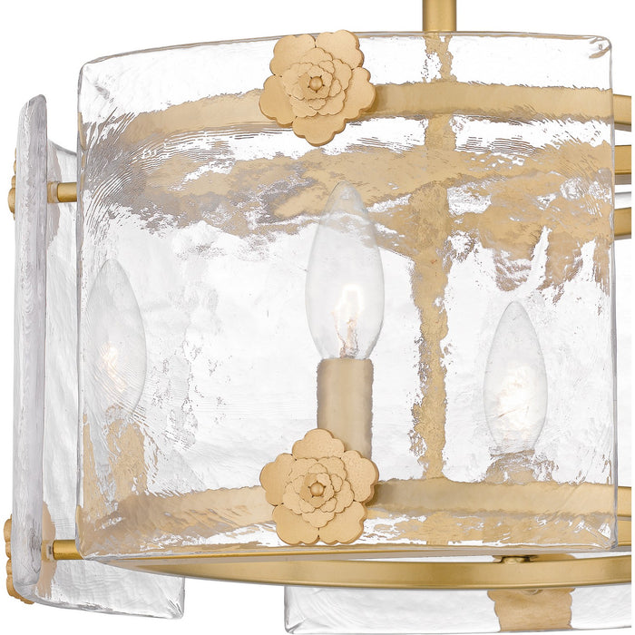 Myhouse Lighting Quoizel - JOL1716LG - Four Light Semi Flush Mount - Jolie - Light Gold