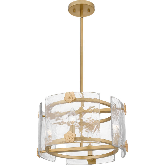 Myhouse Lighting Quoizel - JOL2816LG - Four Light Pendant - Jolie - Light Gold