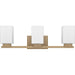 Myhouse Lighting Quoizel - JOY8623BGD - Three Light Bath - Joyner - Bronze Gold