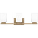 Myhouse Lighting Quoizel - JOY8623BGD - Three Light Bath - Joyner - Bronze Gold