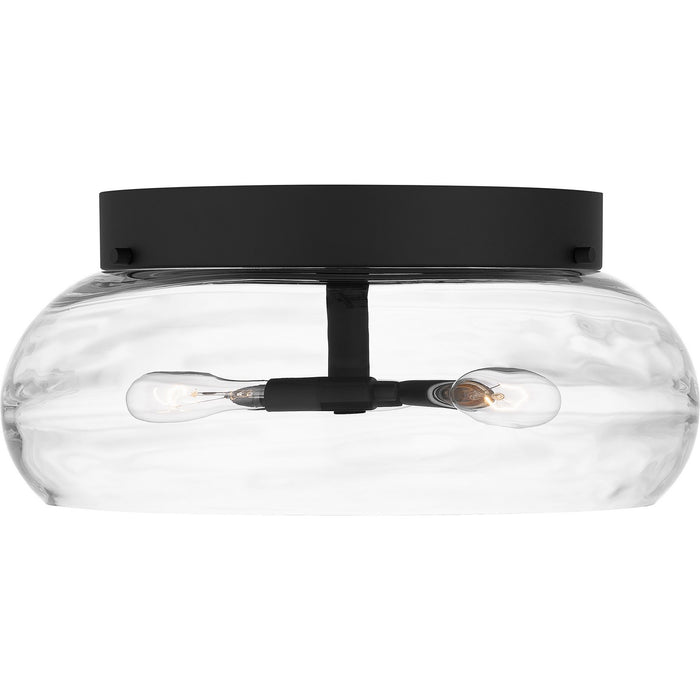 Myhouse Lighting Quoizel - LCY1614MBK - Three Light Flush Mount - Lucy - Matte Black