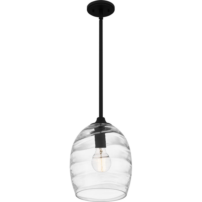 Myhouse Lighting Quoizel - LCY1810MBK - One Light Pendant - Lucy - Matte Black